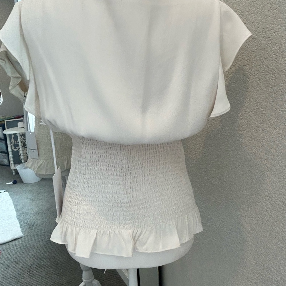 New Amanda Uprichard smocked ember top - Picture 5 of 8